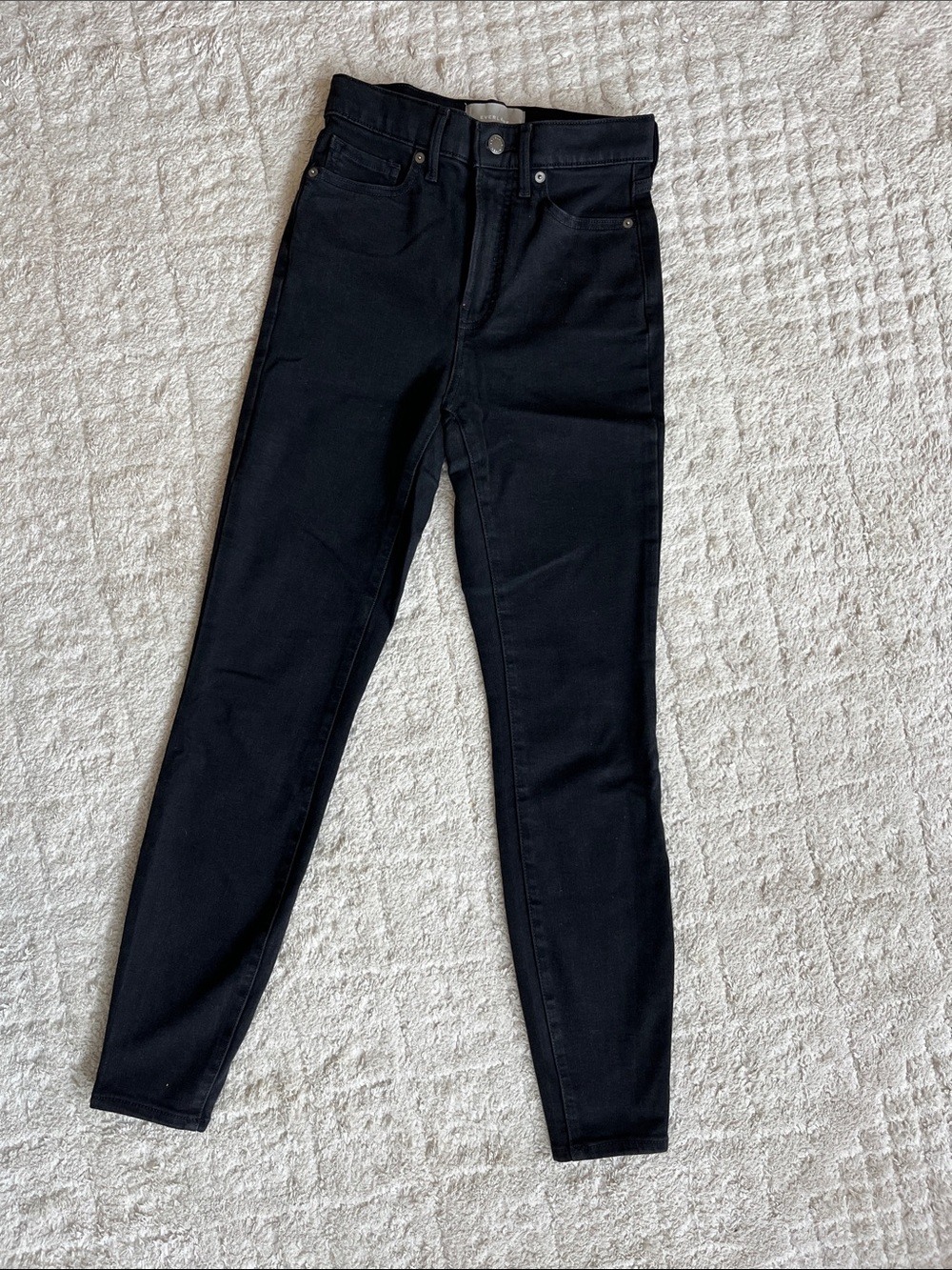 Everlane Way High Black Skinny Jeans